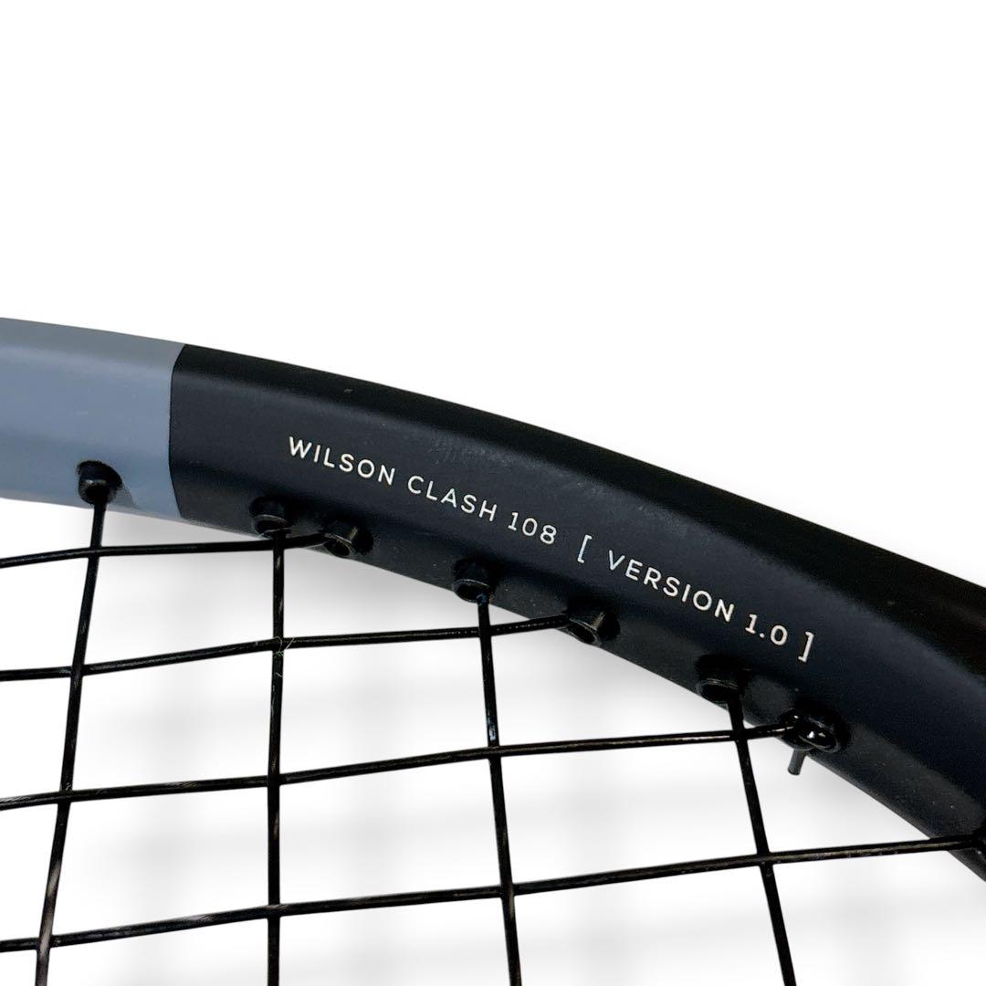 【美品】Wilson CLASH 108 v1.0 硬式テニス G2 ケース付