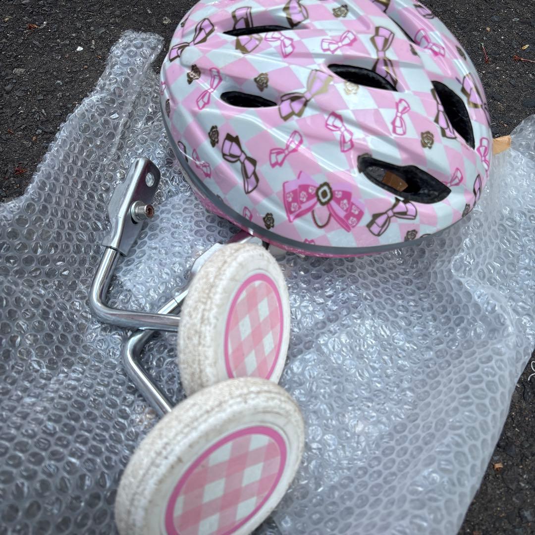メゾピアノ16インチ幼児用自転車 ミラー、バスケット付き