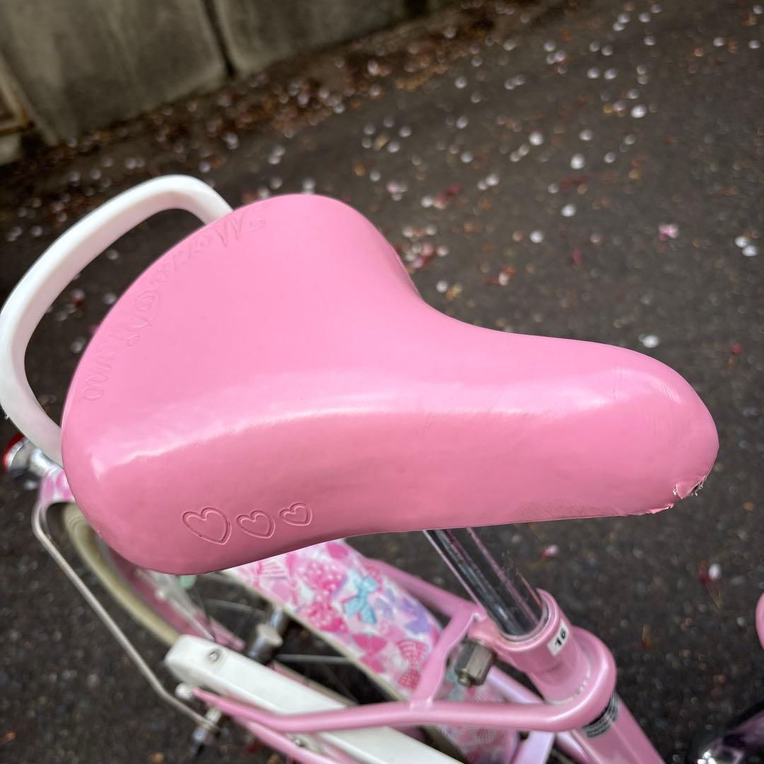 メゾピアノ16インチ幼児用自転車 ミラー、バスケット付き