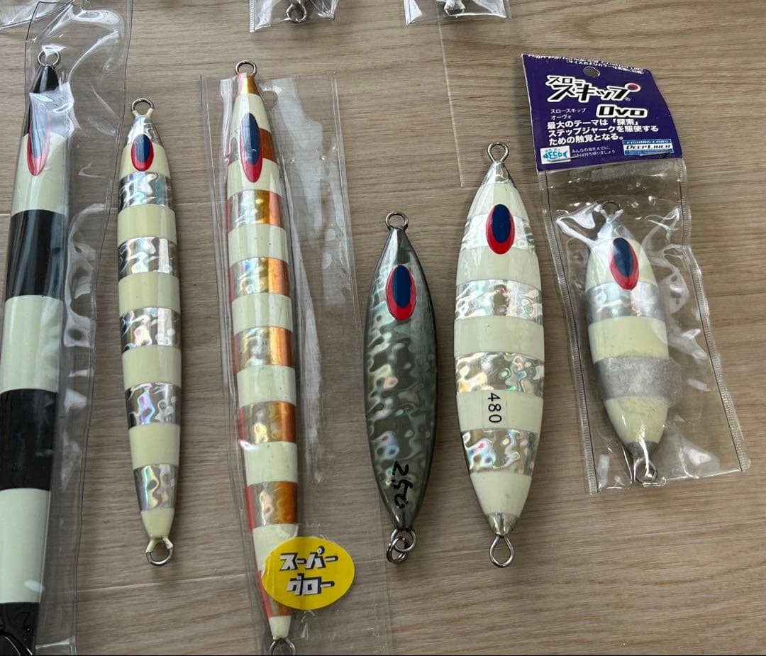 ディープライナー　ジグセット① DEEPLINER スーパーグロー多数！