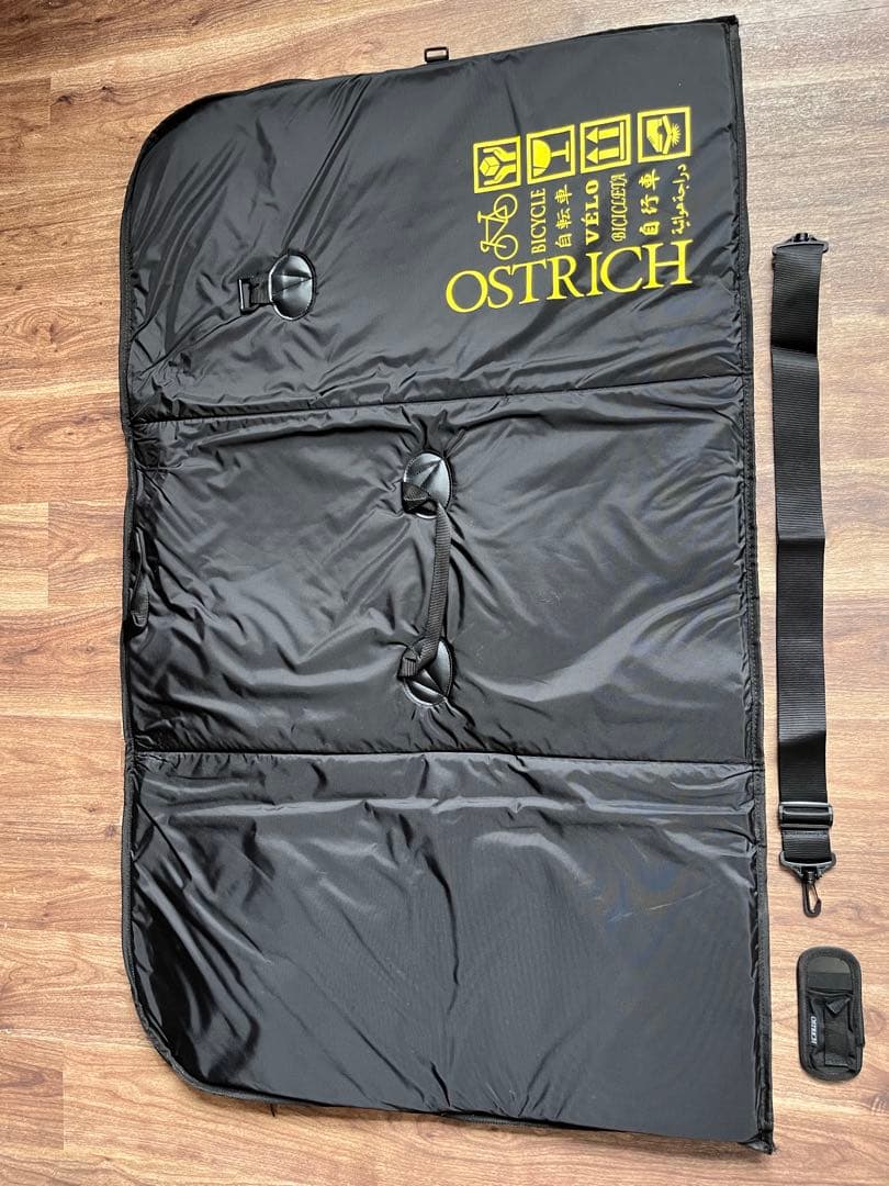 超美品　オーストリッチ OS-500 トラベルバッグ ブラック
