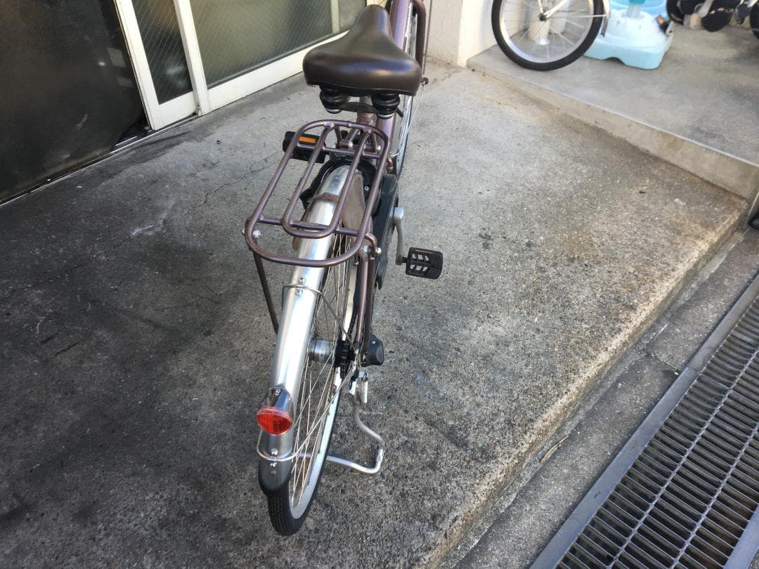 地域限定送料無料　ビビ　L　2023年　軽量モデル　茶　神戸市　電動自転車