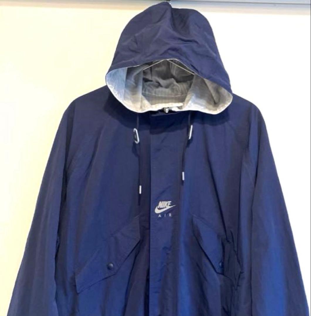 新品【希少品★コラボ品】NIKE リバーシブル ベンチコート ネイビー ホワイト