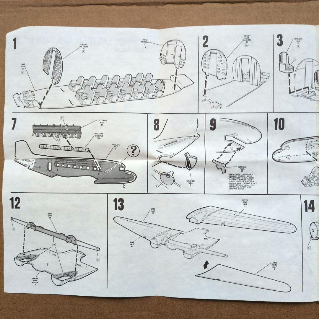 MONOGRAM 1/48 EASTERN AIRLINES DC−3