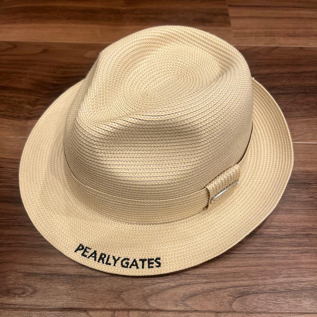 PEARLY GATES 中折れハット ベージュ