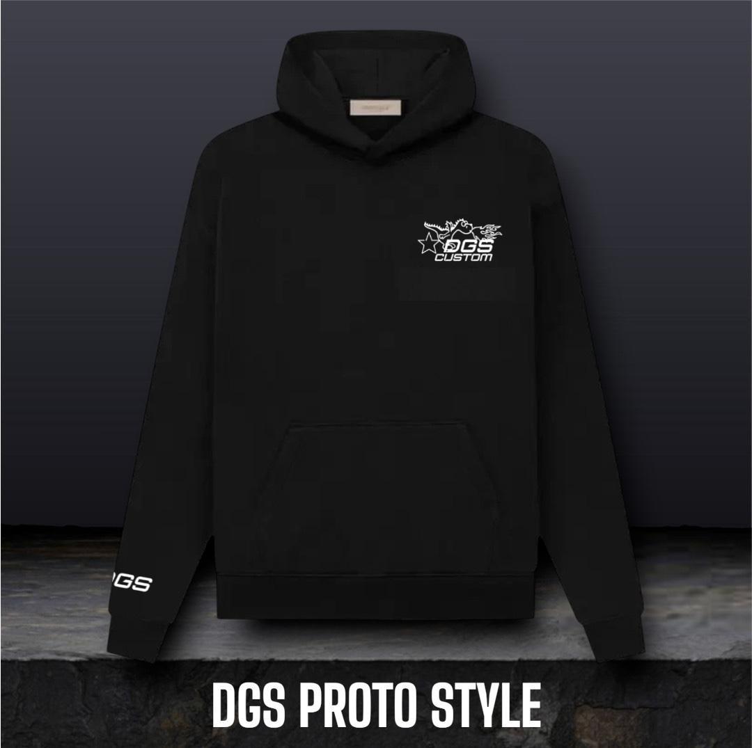 DGS PROTO Style プルオーバー・パーカー（ブラック）Lサイズ