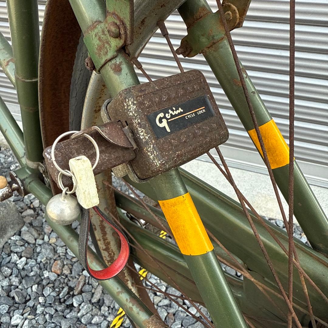 レトロ自転車　実用車自転車　　昭和レトロ　ビィンテージ