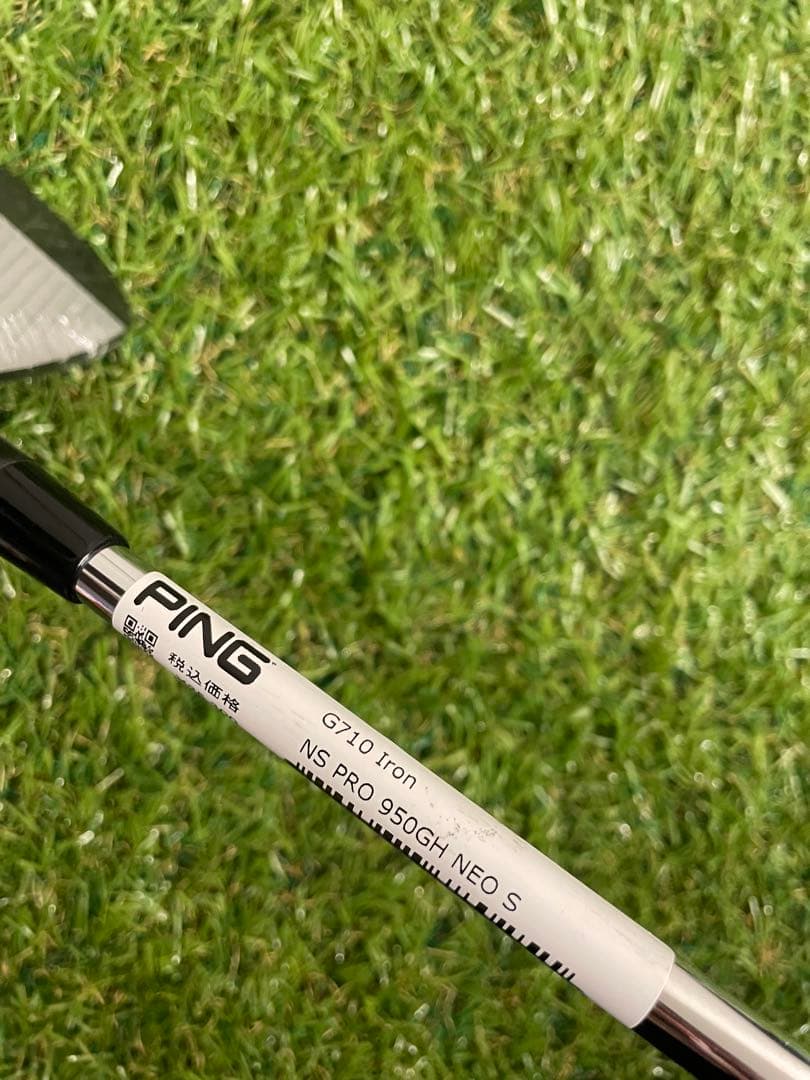 新品　PING G710 8番アイアン 950GH S ライ角　オレンジ　ピン