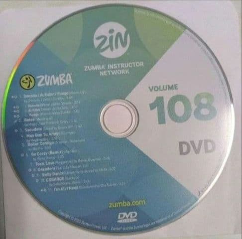 その他 Zumba zin DVD 108, 109, 110