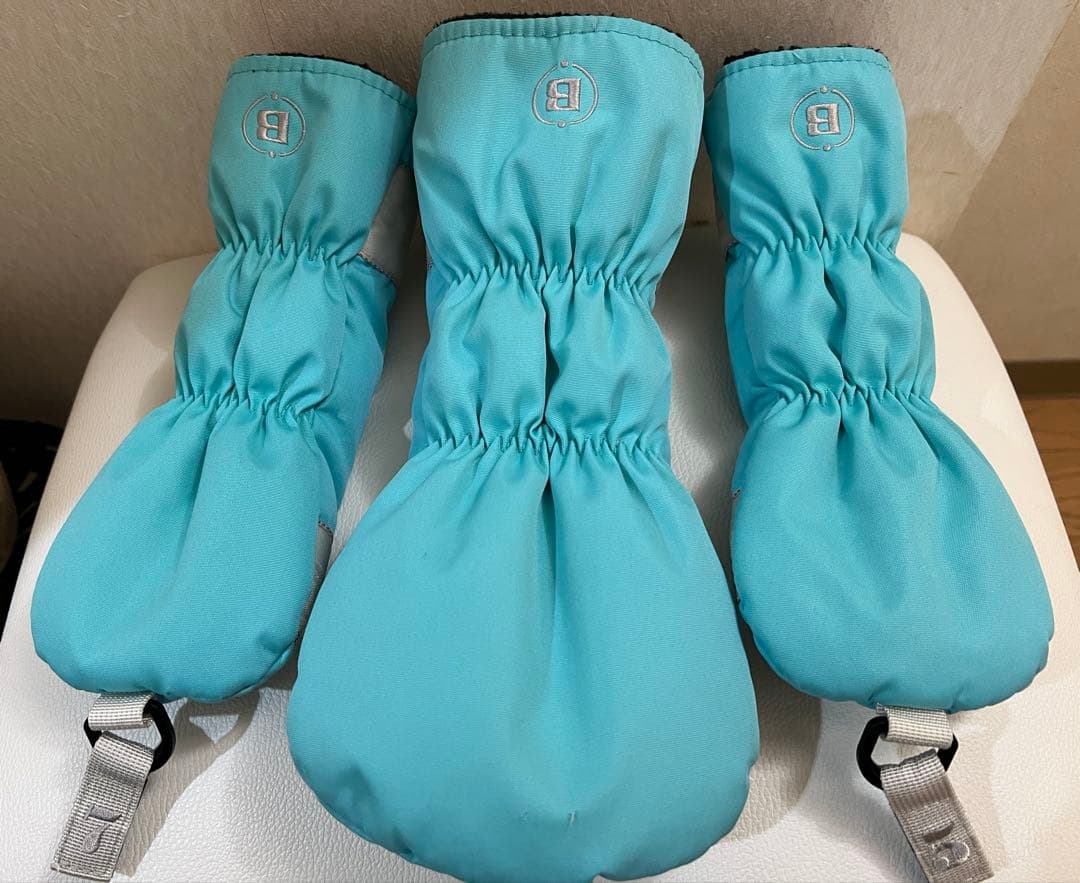 希少！アクア 5点BRIEFING キャディバッグ ヘッドカバー