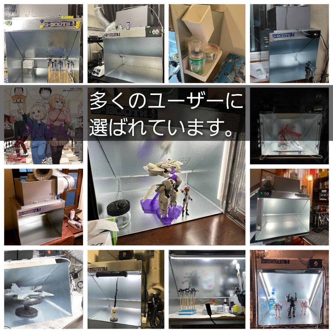 研磨塗装ブースG-BOOTH S400最大風量600m3/h 無段階コントロール