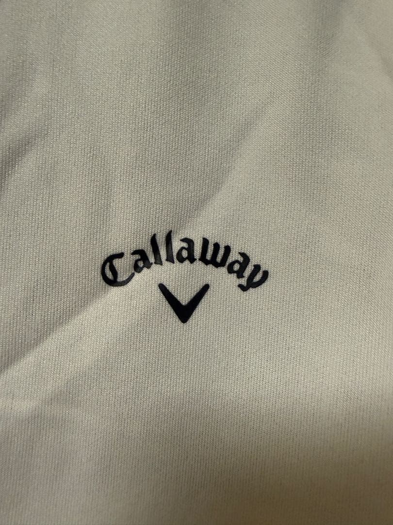 Callaway レディース L ホワイト ジップ付ジャケット