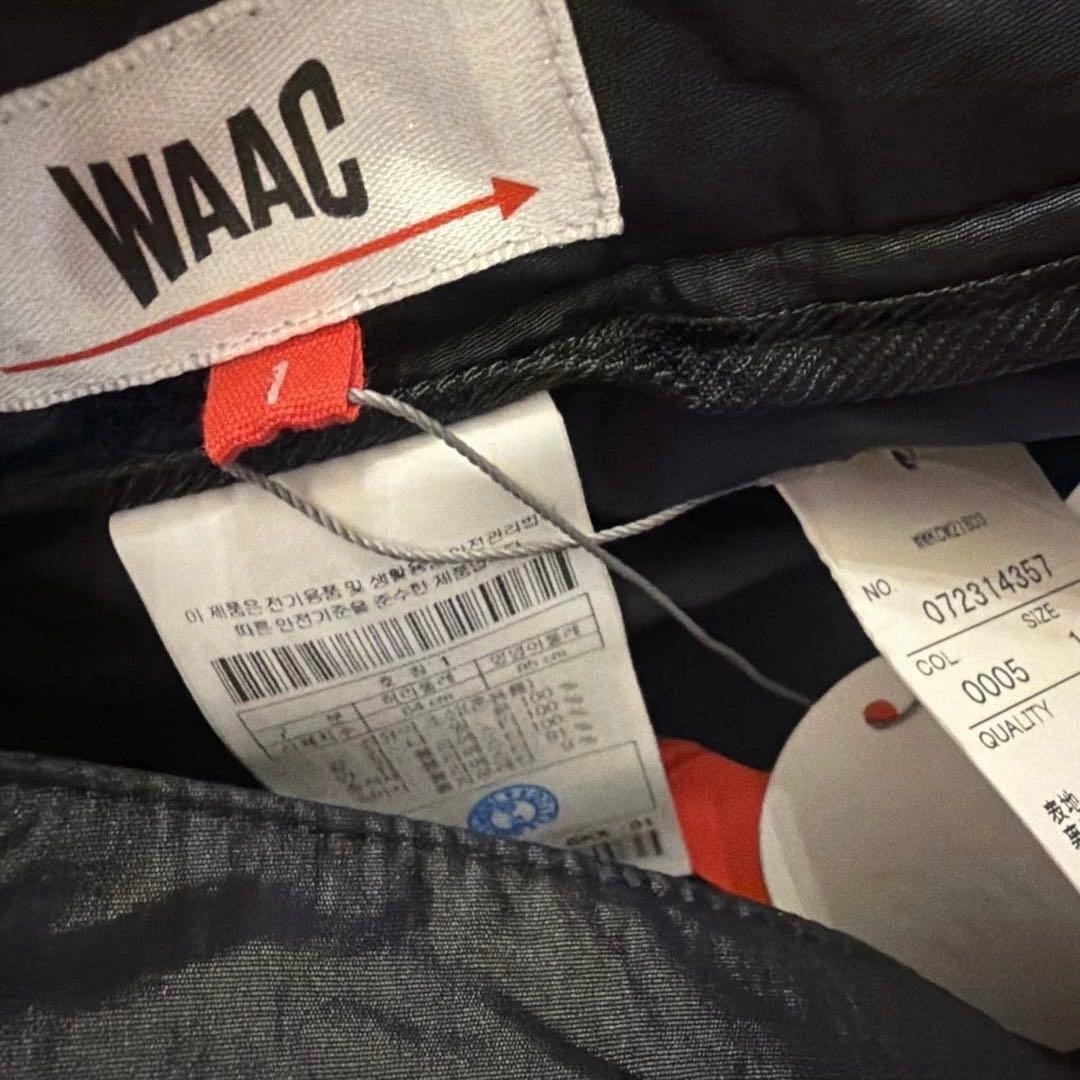 WAAC ワック 2wayスカート 中綿キルティング 暖かい ブラック 新品