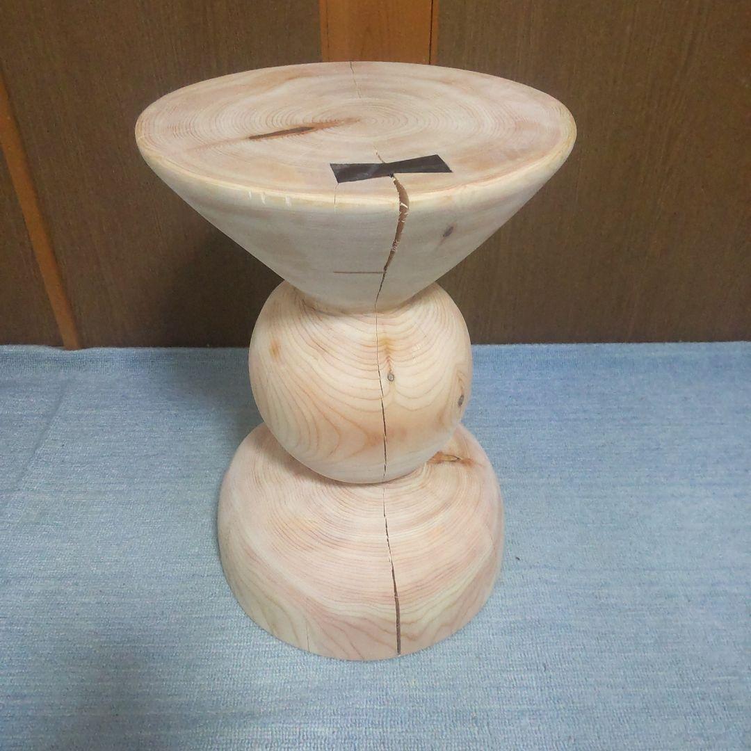 檜丸太椅子スツール
