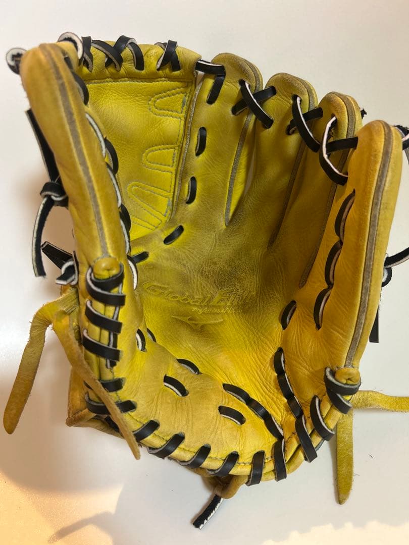 Mizuno 軟式グローブ イエロー