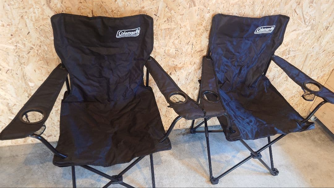 Coleman コールマン 限定 アウトドアチェア ２脚セット 黒