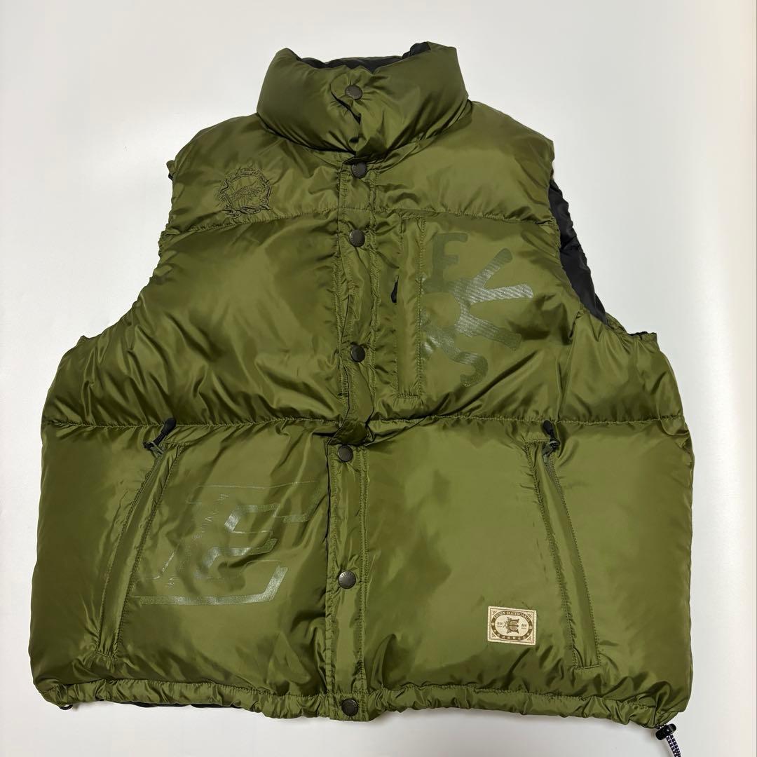 Evisen FUJI REVERSIBLE DOWN VEST Mサイズ