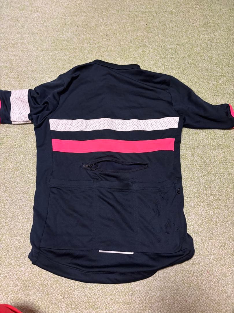Rapha ブルベサイクルジャージ ネイビー ピンク