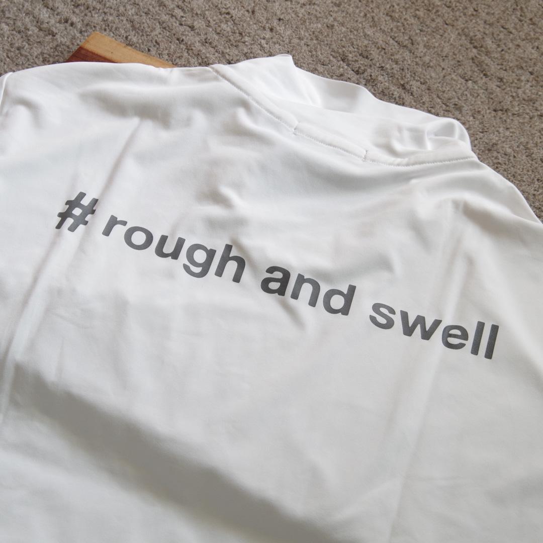 rough&swell 半袖　襟付きシャツ ホワイト　XL　クリーニング済