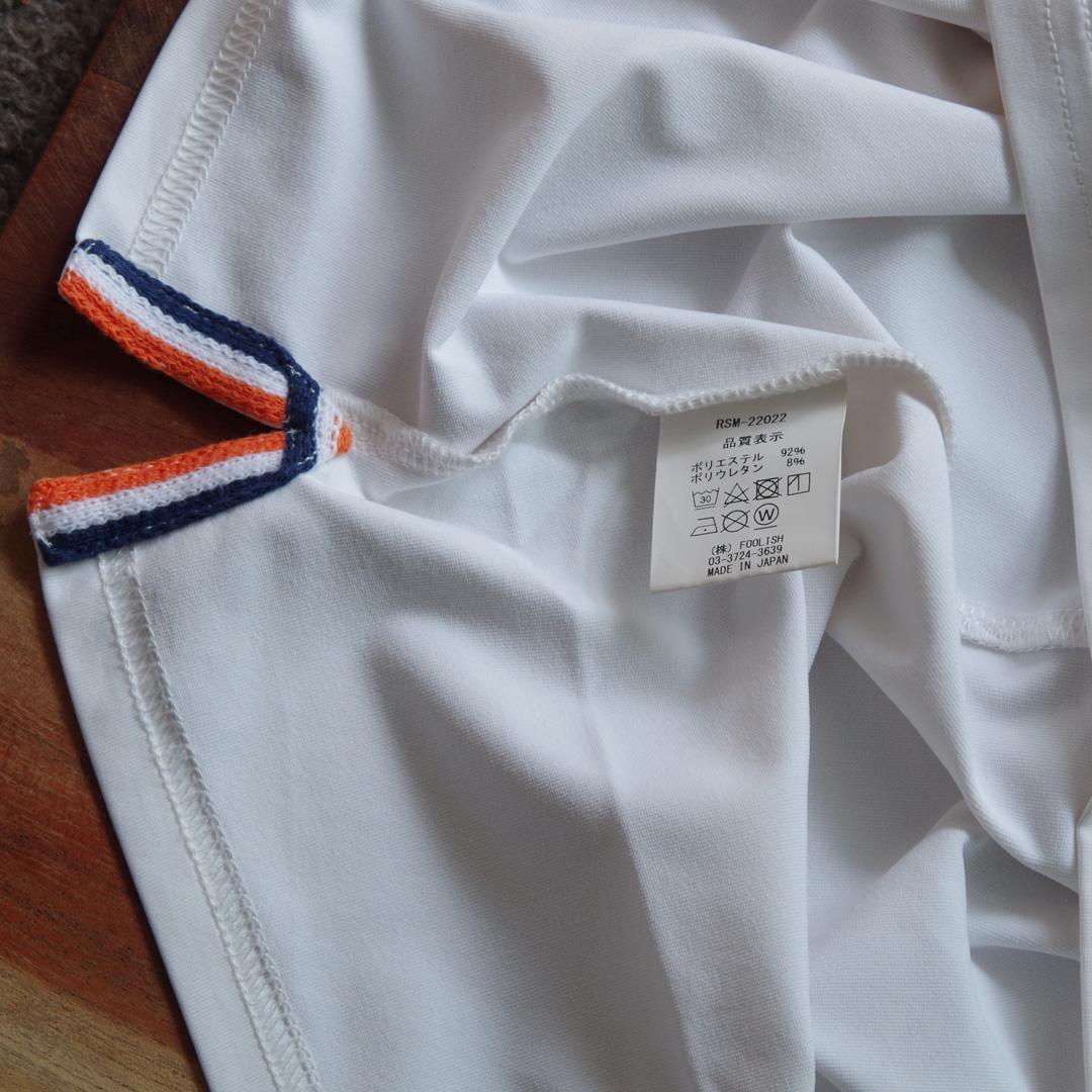rough&swell 半袖　襟付きシャツ ホワイト　XL　クリーニング済