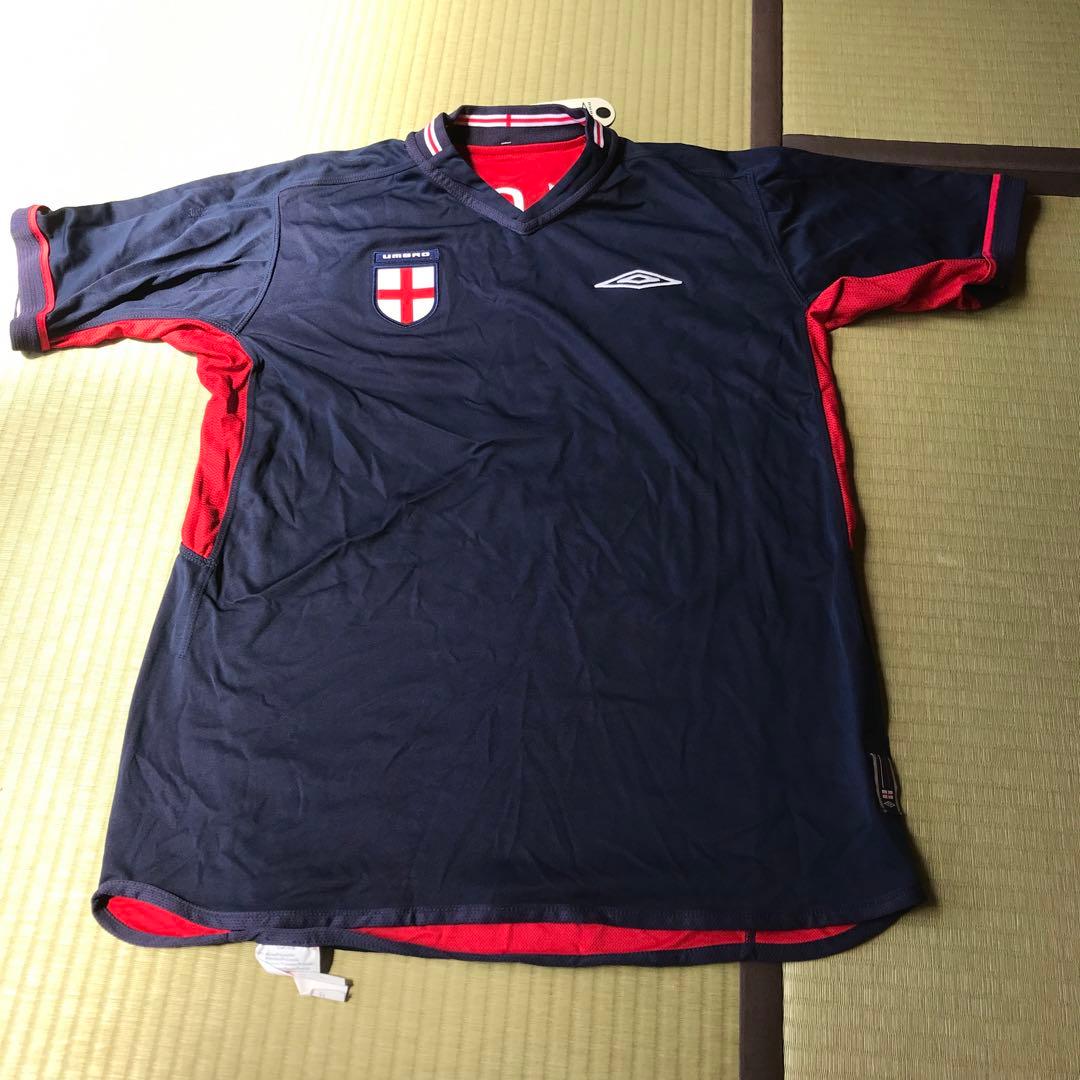 新品イギリス限定モデル！サッカーイングランド代表ユニフォームLアンブロ4FOX