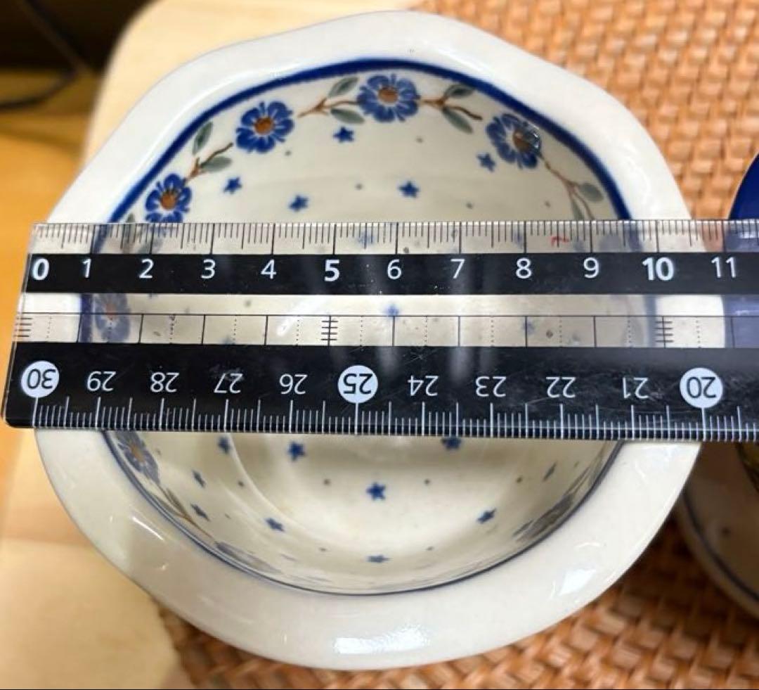 新品　ポーランド　ツェラミカ製　デザートカップ 3点　ポーリッシュポタリー　大