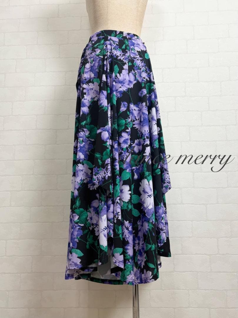 ＊新品　社交ダンス　ワイドパンツ　黒　紫　緑　パーティ　ズボン　パンツ　2397