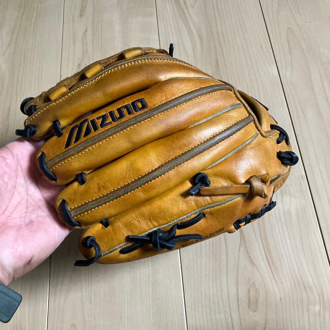 Mizuno プロフェッショナルグローブ 右投げ用 ブラウン