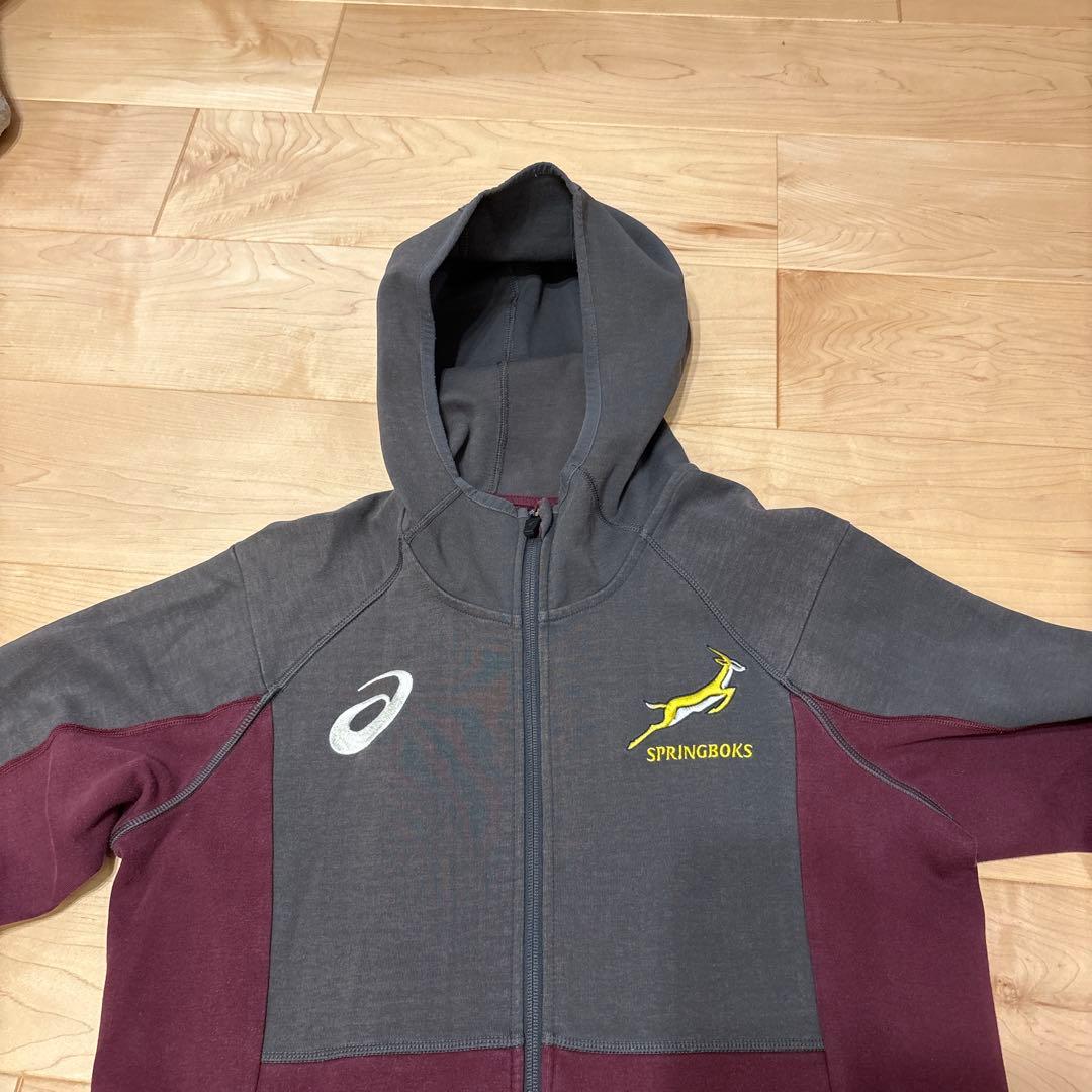 アシックス　スプリングボクスパーカー