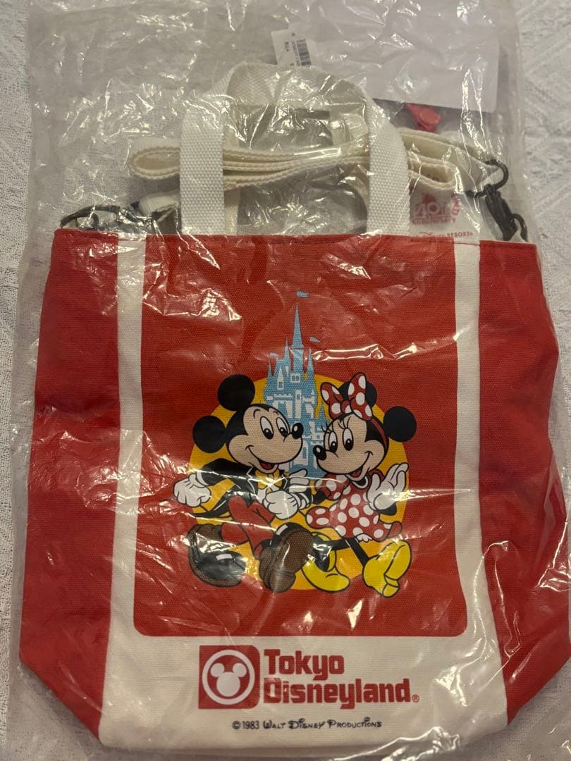 【新品未使用】ディズニー　40周年　トートバッグ　タグ付き