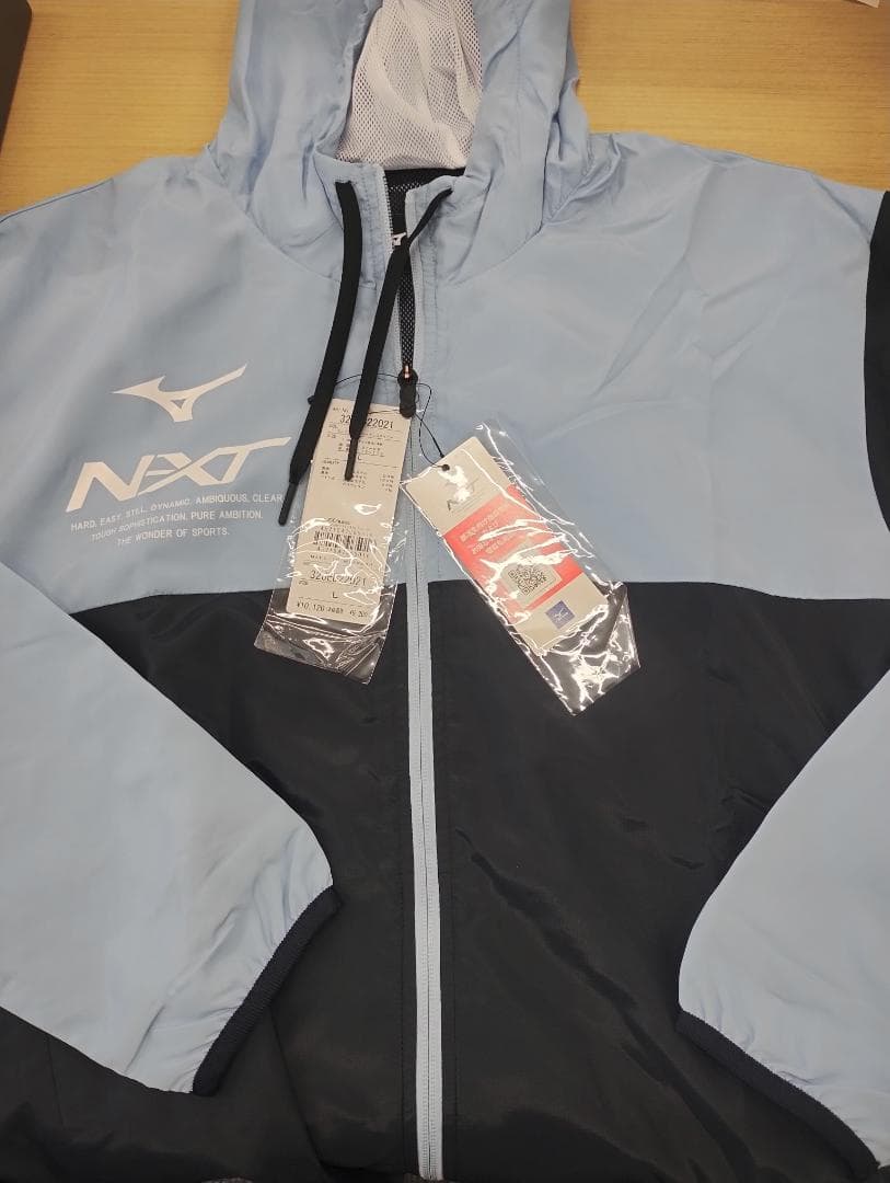 Mizuno NXT ジャケット ライトブルー/ブラック