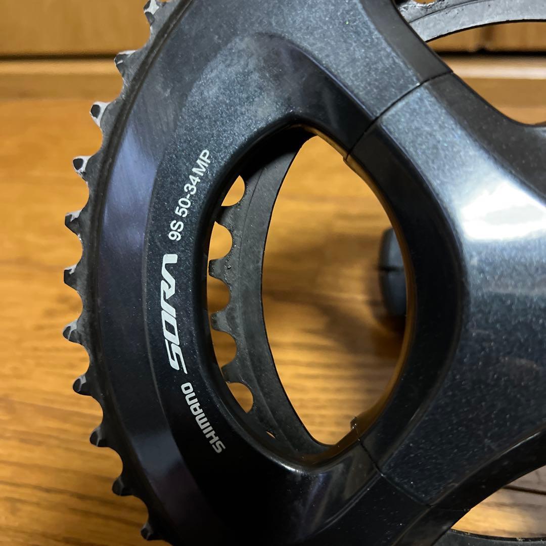 ペ*ー様 Shimano Sora コンポーネントセット ブラック　中古
