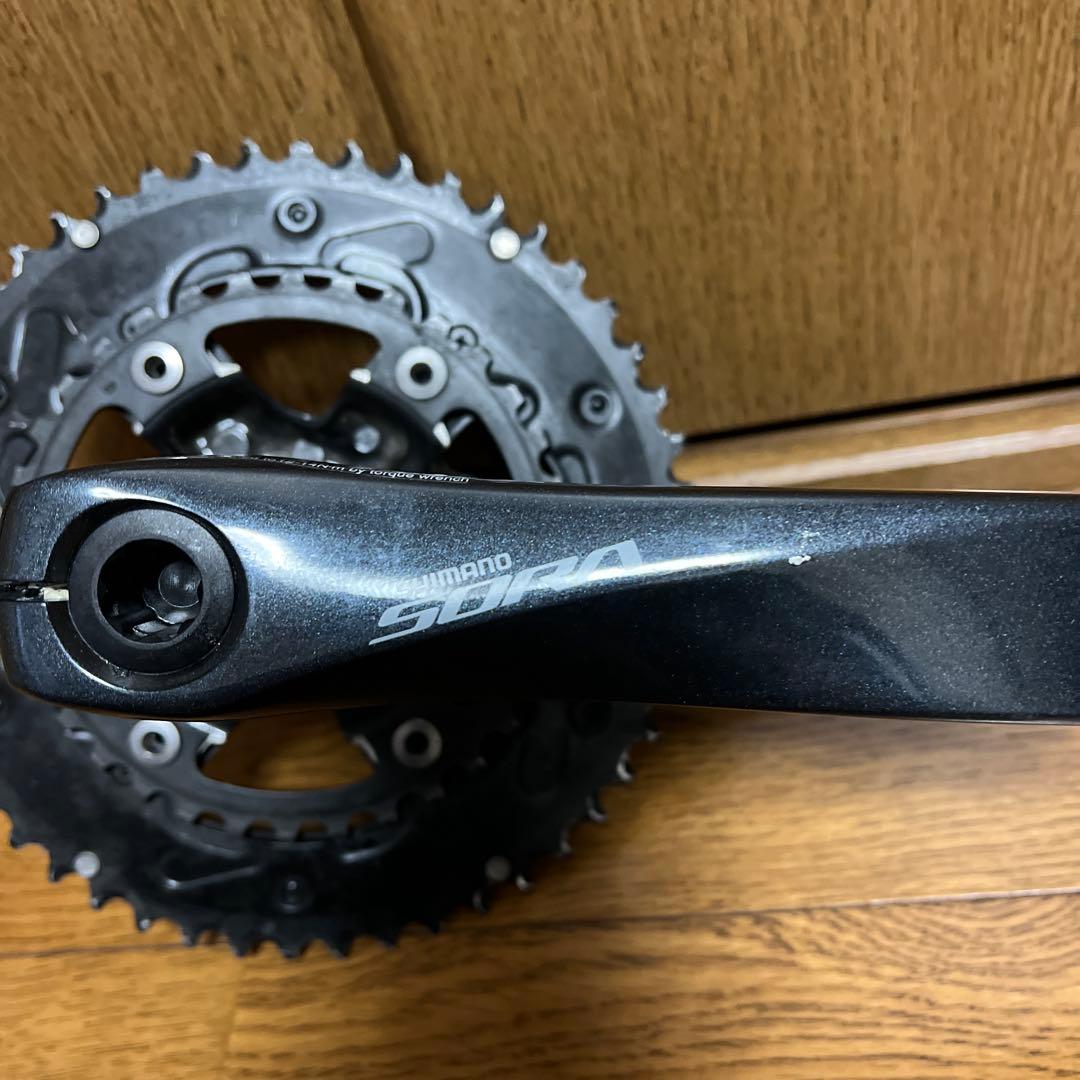 ペ*ー様 Shimano Sora コンポーネントセット ブラック　中古