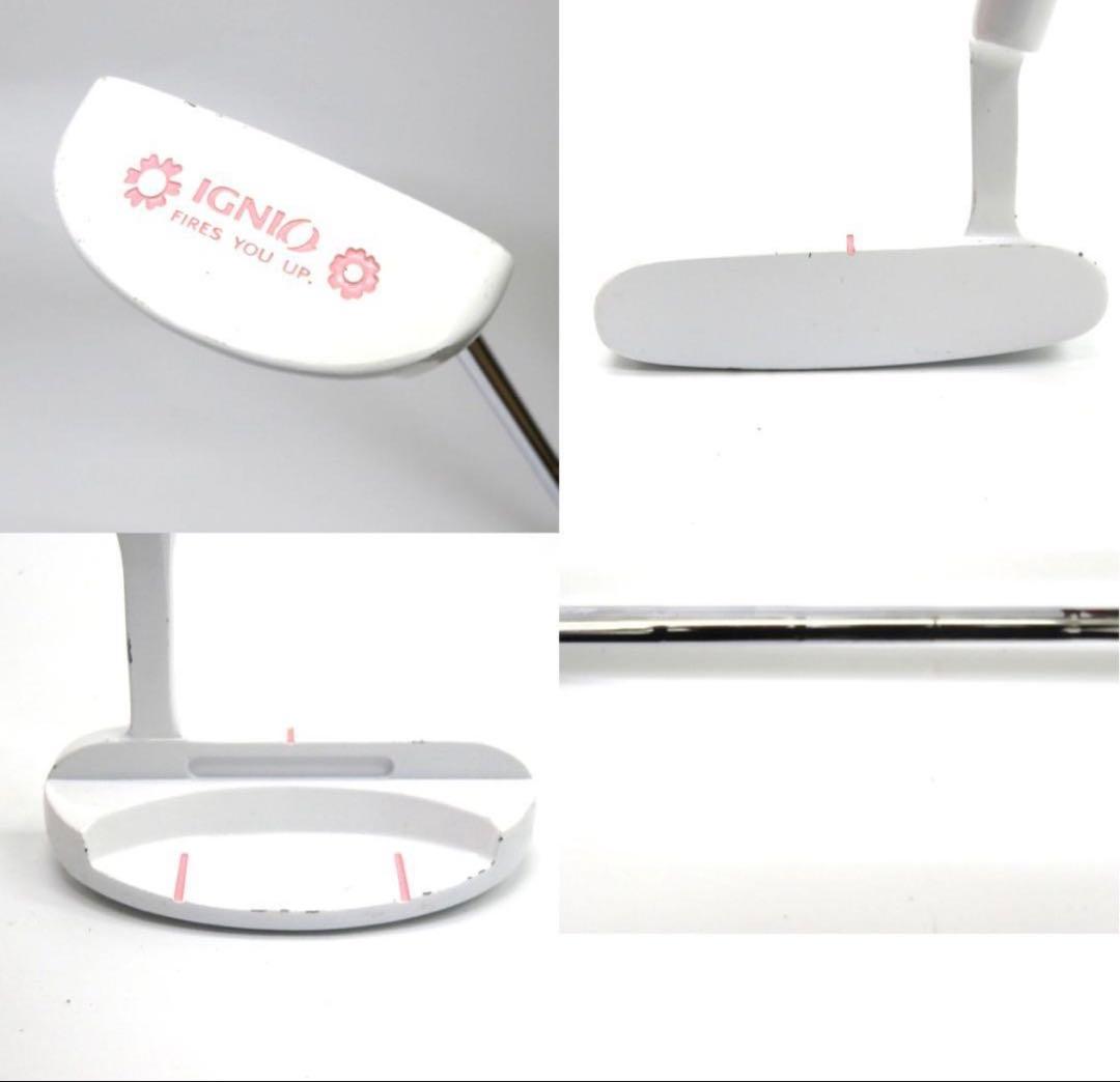 レディースゴルフセット IGNIO 1W　FW　アイアン　パター　7本