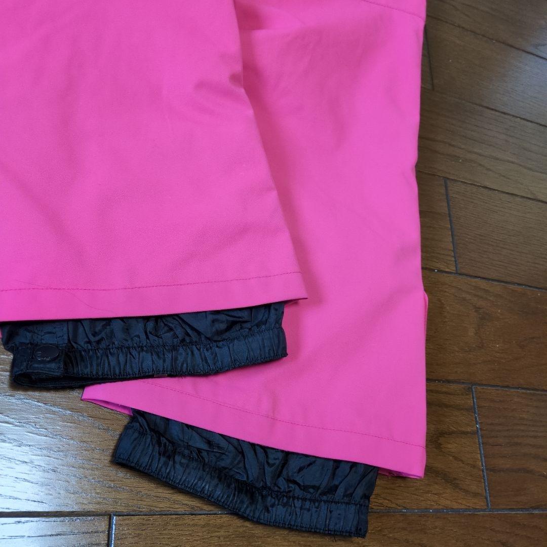 【美品】ROXY　スノボウェア　上下セット　Ｓ　総柄　　 ボタニカル　ピンク