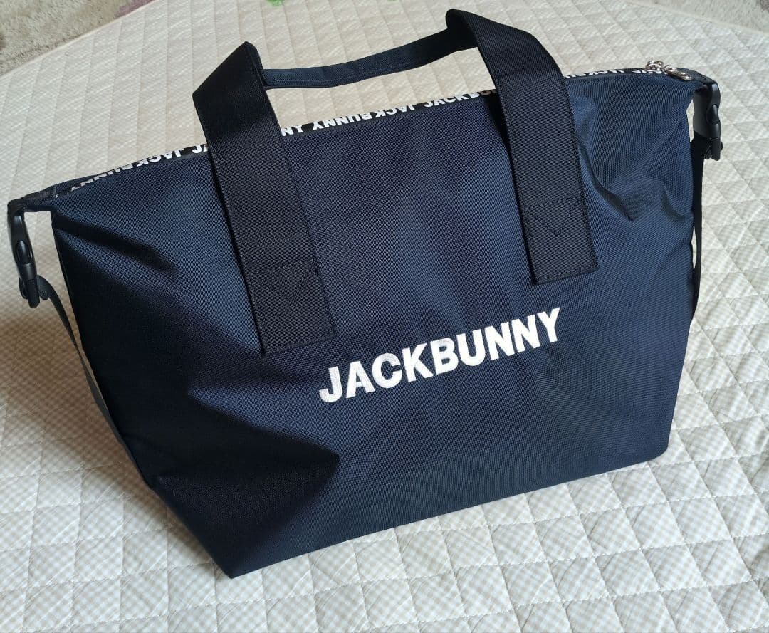 新品未使用品　パーリーゲイツ　ジャックバニー♥保冷バッグ　トートバッグ　ネイビー