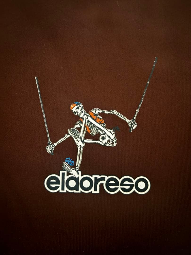 ELDORESO ボーンマン Tシャツ ブラウン Sサイズ
