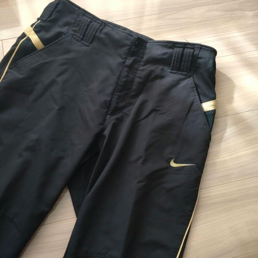 NIKE　ナイキ　ジャージセットアップ　野球　黒×金　L〜XLサイズ　スポーツ