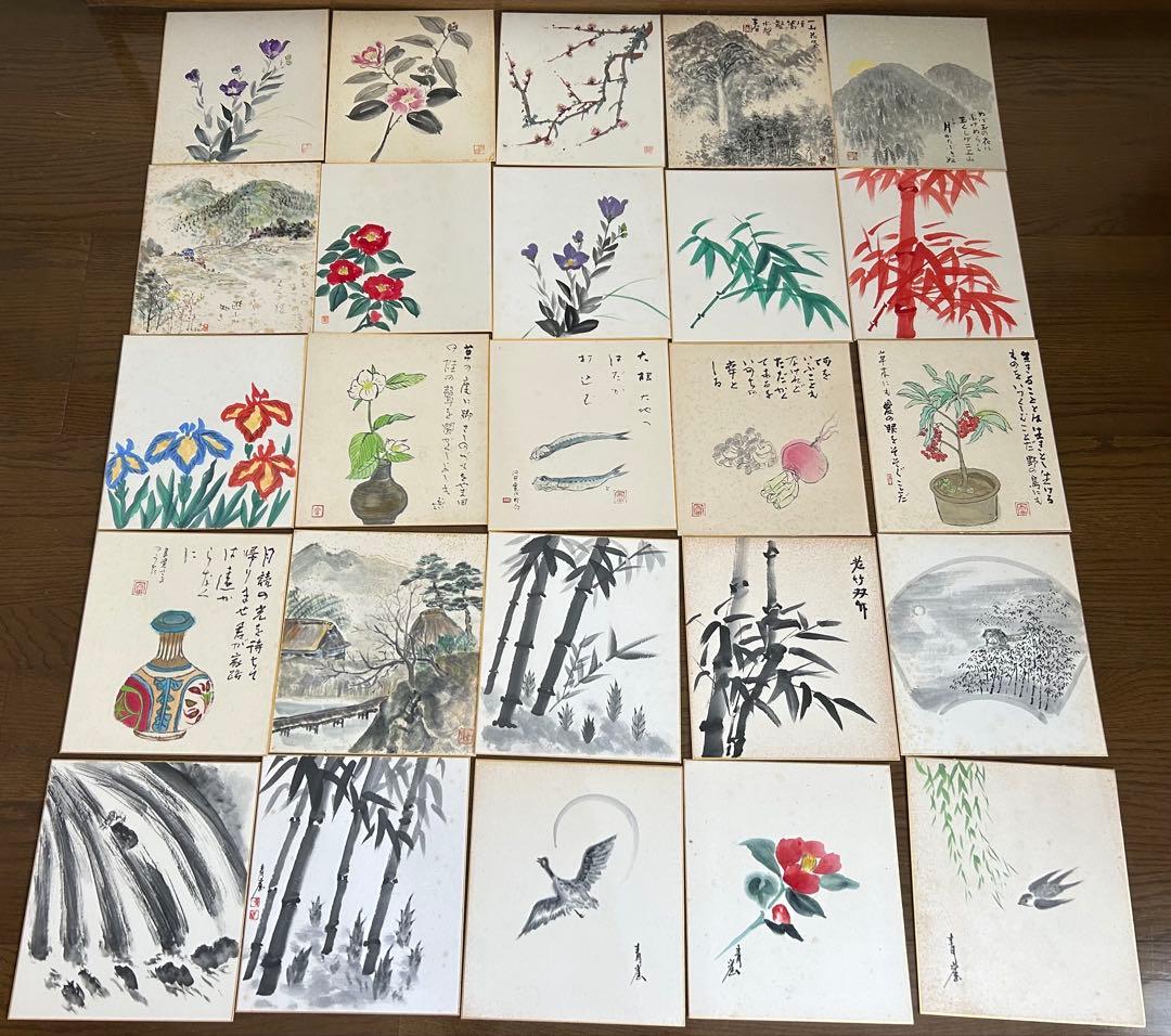 絵 色紙 掛け軸 置物 55点 まとめ売り ジャンク