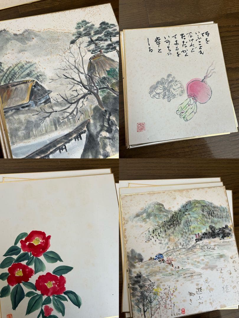 絵 色紙 掛け軸 置物 55点 まとめ売り ジャンク