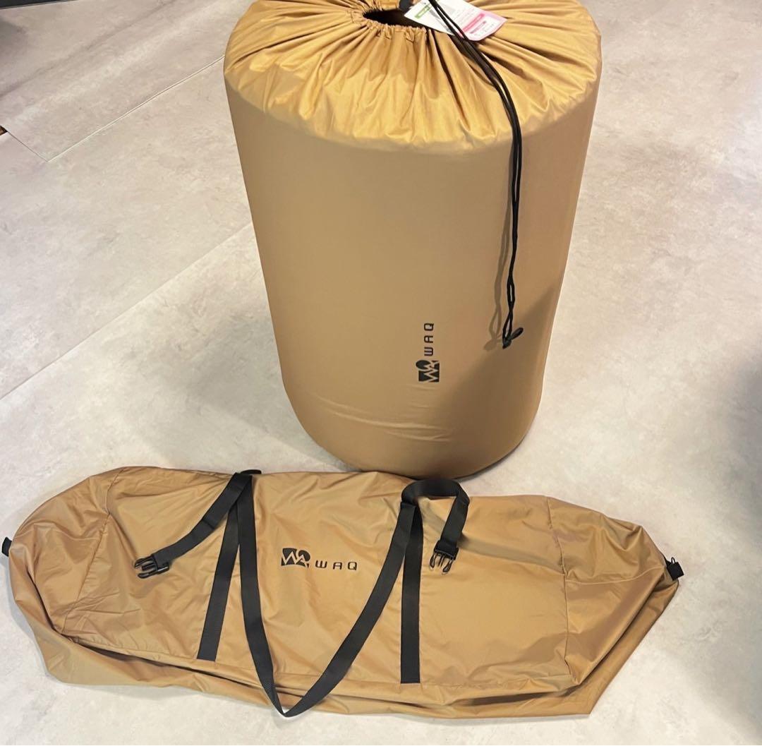 キャンプマット10cm ダブルサイズ WAQ RELAXING CAMPMAT