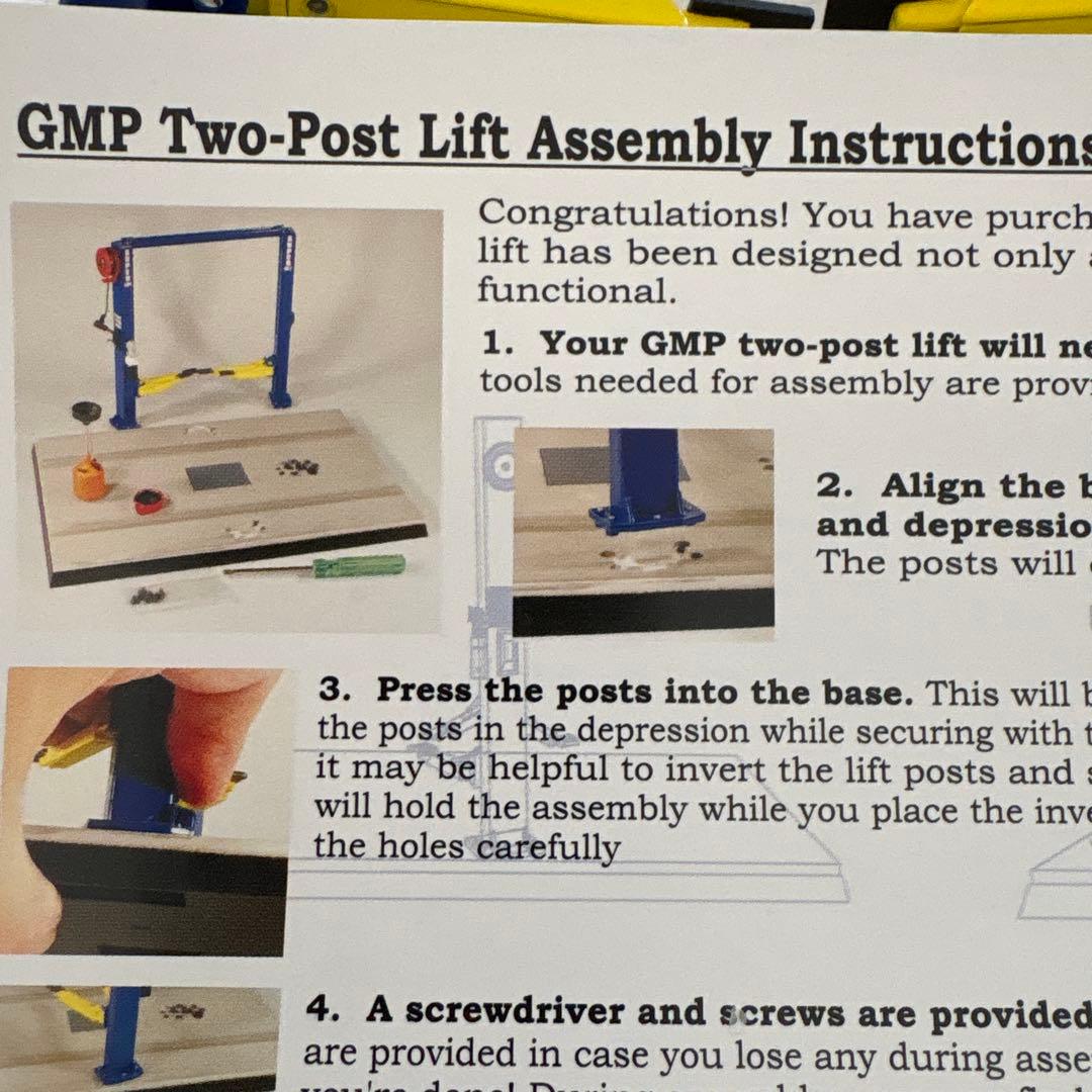 輸入品1:24 スケール GMP SUPER LIFT パーツ No. 9116
