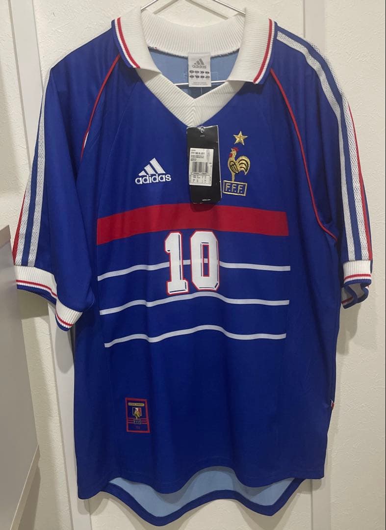 本日まで　正規品　フランス代表ユニフォーム　ジダン　国内未発売モデルタグ付き新品