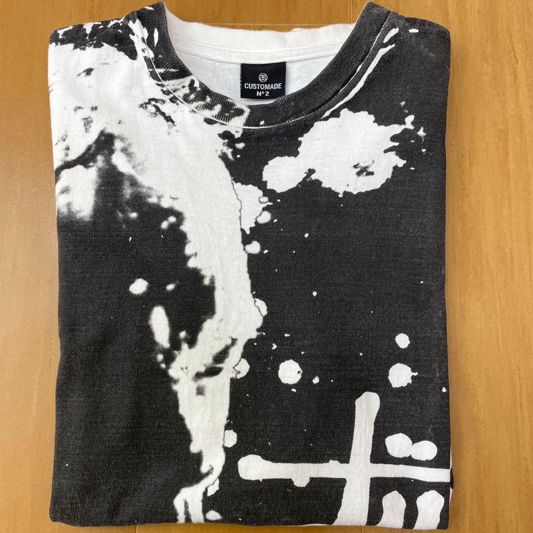 90's stussyステューシー/USA製・カスタムメイド/メンズTシャツ/M