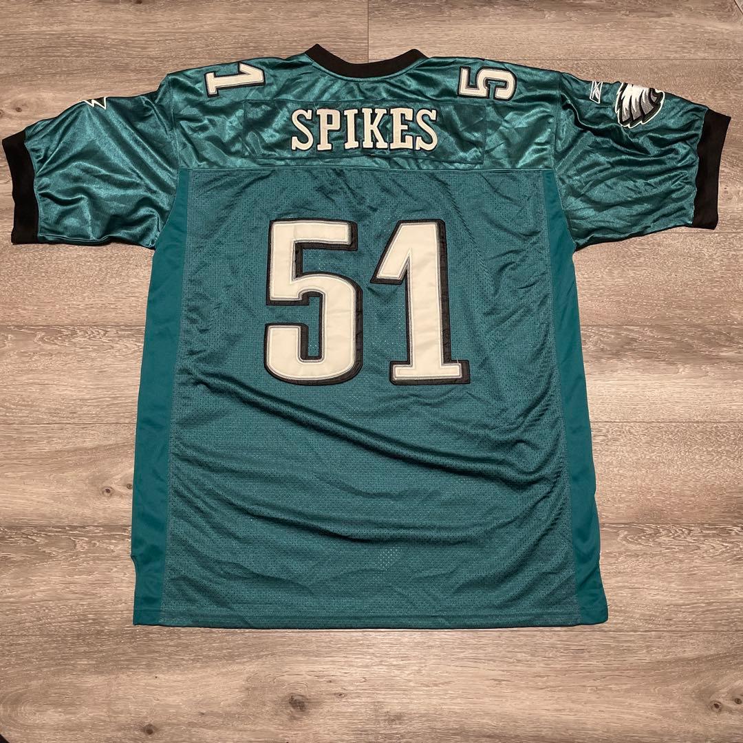 美品 Reebok NFL EAGLES 51 SPIKES Jersey