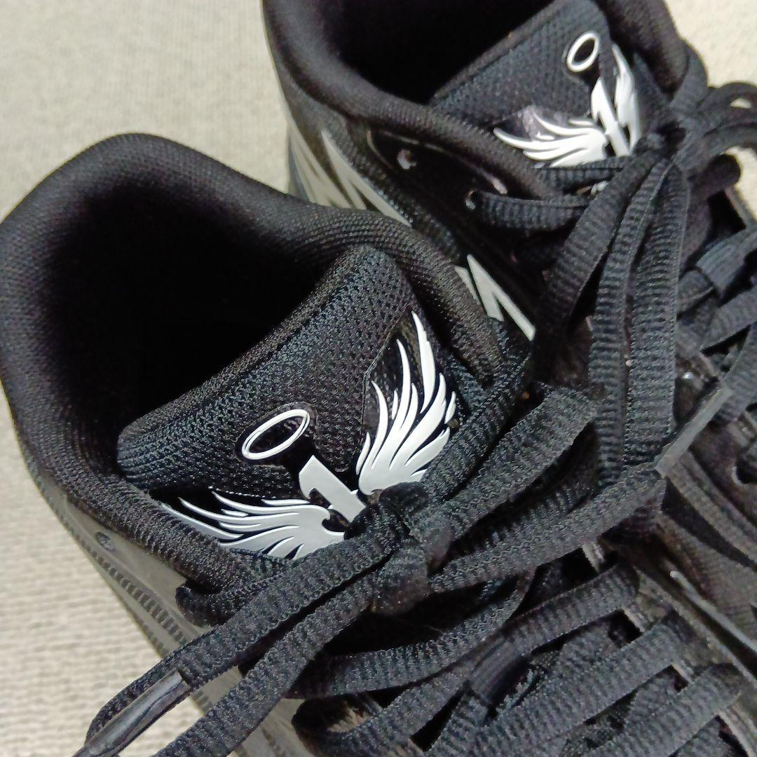 超美品PUMA Melo ブラックバスケットシューズ