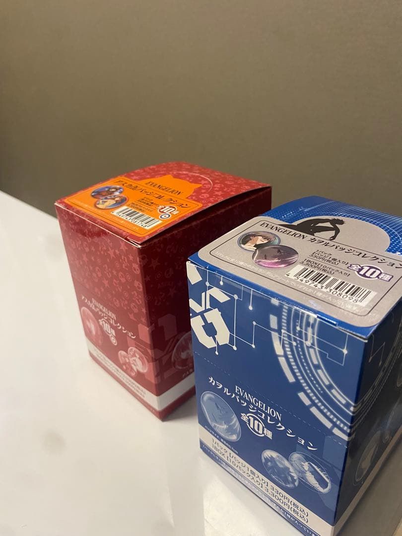 エヴァンゲリオン アスカ カヲル　缶バッジ　コレクション　全１０種セット1箱ずつ