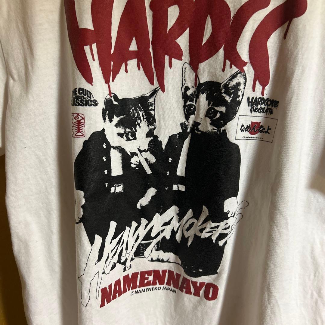 ハードコア　チョコレートTシャツなめネコ