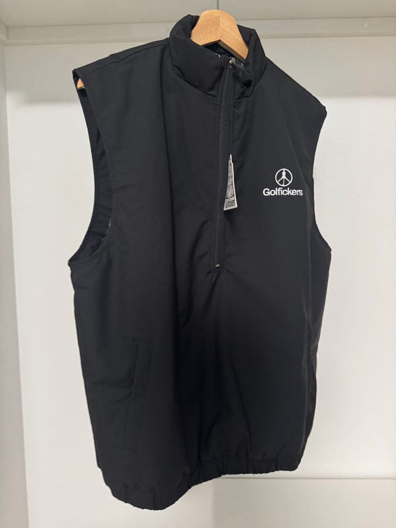 【新品】Golfickers 中綿ベスト（黒）