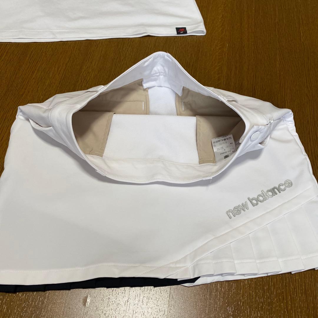 ニューバランス　ゴルフ　セットアップ　モックネック　スカート　レディースＳ　美品